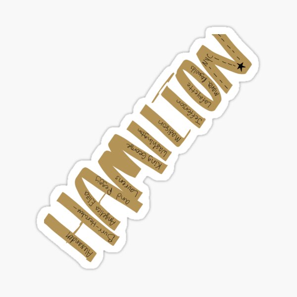 Hamilton Sticker