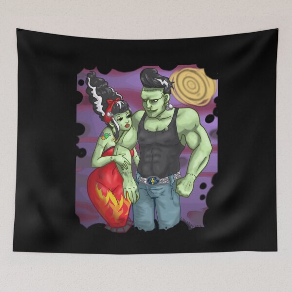 Artikelvorschau, junge Frankenstein-Braut von Frankenstein-Halloween entworfen und verkauft von BamzArt.