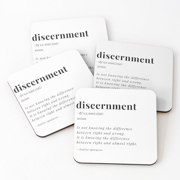 Item preview, Discernment Definition| lowercase text design - Charles Spurgeon quote designed and sold by dat-designs.