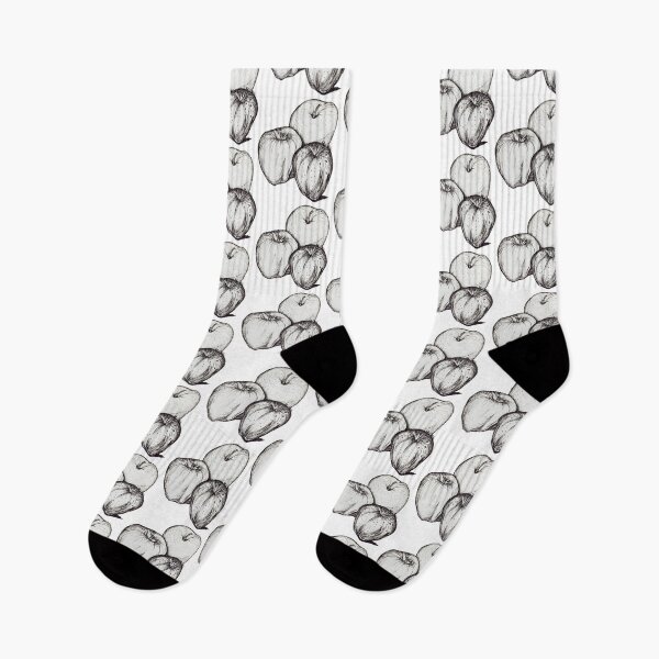 Item preview, Black and White Apples designed and sold by Michell Rosenthal.