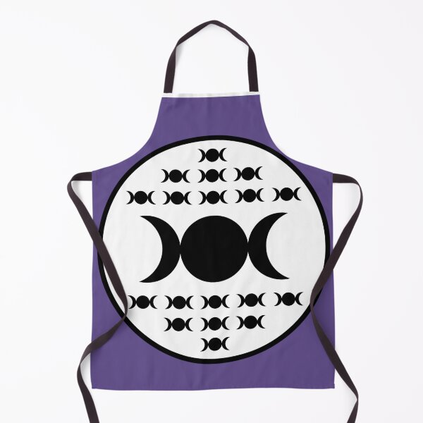 Item preview, Full Moon Triple Goddess - Black on White on Ultra Violet designed and sold by MagicalCreative.