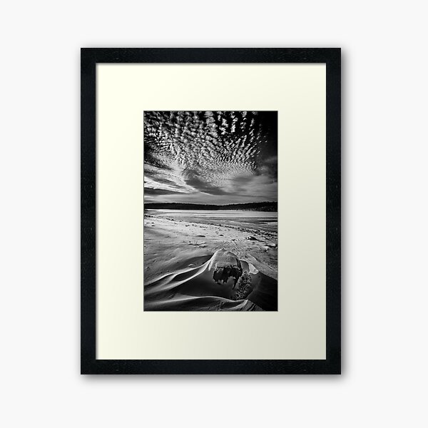 A Walk at the Lake Framed Art Print