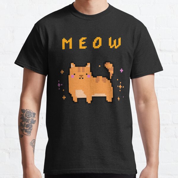 Retro 8-bit Cat Classic T-Shirt