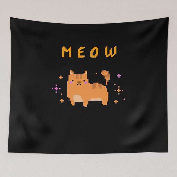 Item preview, Retro 8-bit Cat designed and sold by up4tee.