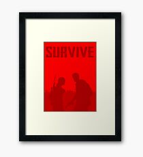 Survive Framed Print