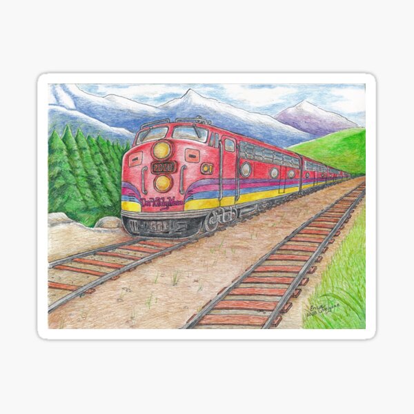 Locomotive Sticker