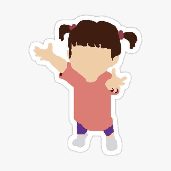 Inspectie Productie Janice boo from monsters inc." Sticker for Sale by ElissaBorchardt | Redbubble