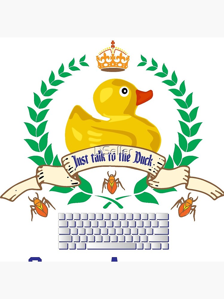 Thumbnail 3 of 3, Pin, Rubber Duck Coding Academy Funny Coding & Computer Science Gift designed and sold by DSeller.