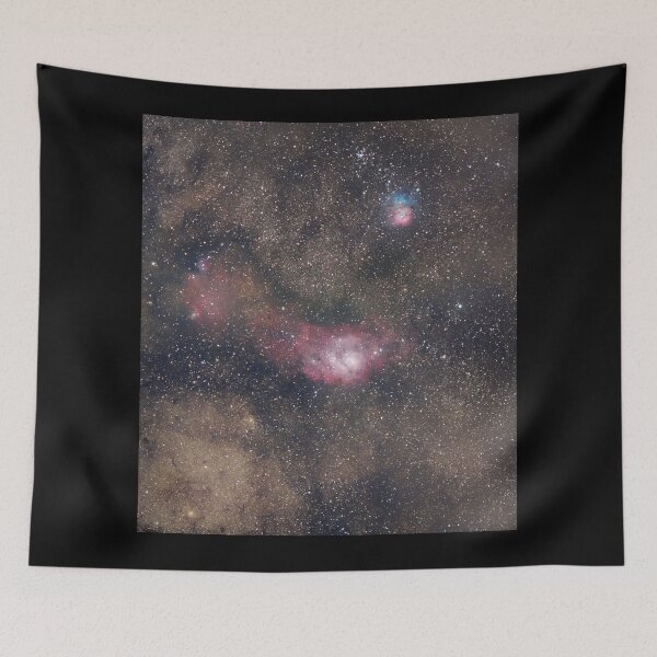 Item preview, Lagoon + Trifid Nebulae designed and sold by The Ski.es Astrophotography.