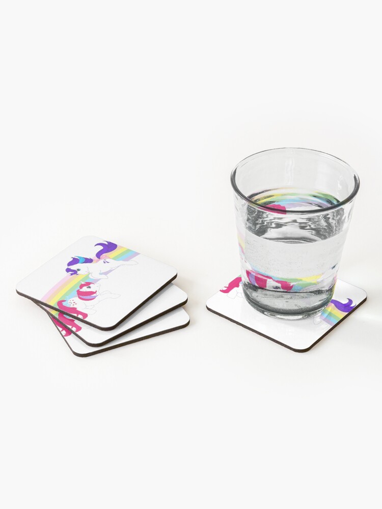 Alternate view of MLP Moondancer & Glory Coasters (Set of 4)