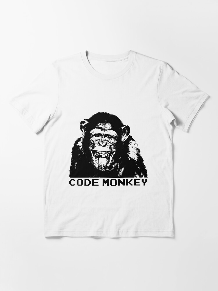 Alternate view of Code Monkey Essential T-Shirt