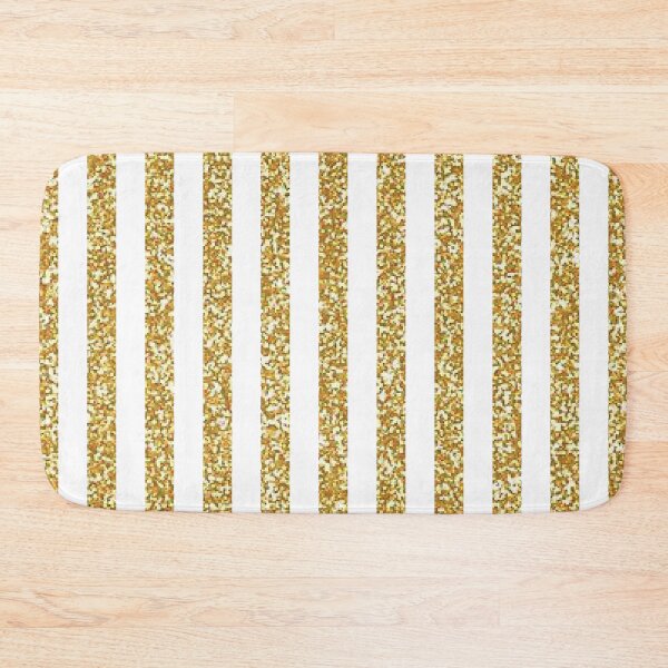 Item preview, golden christmas stripes designed and sold by Con Inspo.
