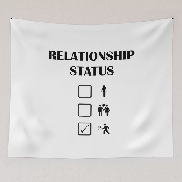 Item preview, Relationship status tennis designed and sold by teniscomunidad.
