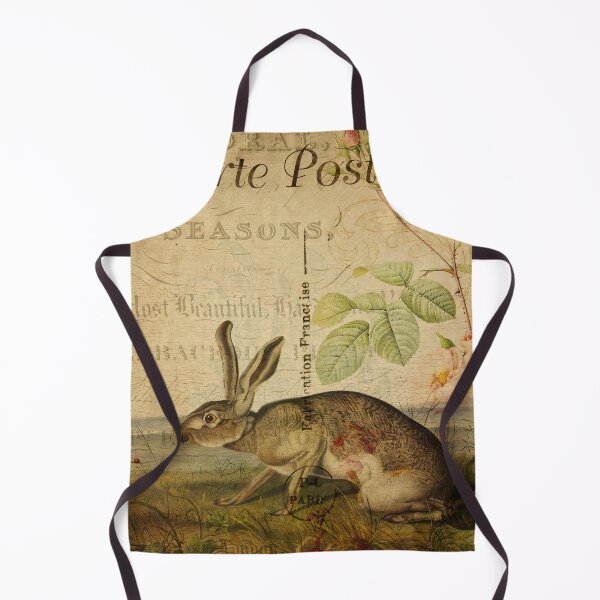 Item preview, The Hare Vintage Postcard Carte Postale Floral Shabby Chic Seasons designed and sold by WizardsWorld.