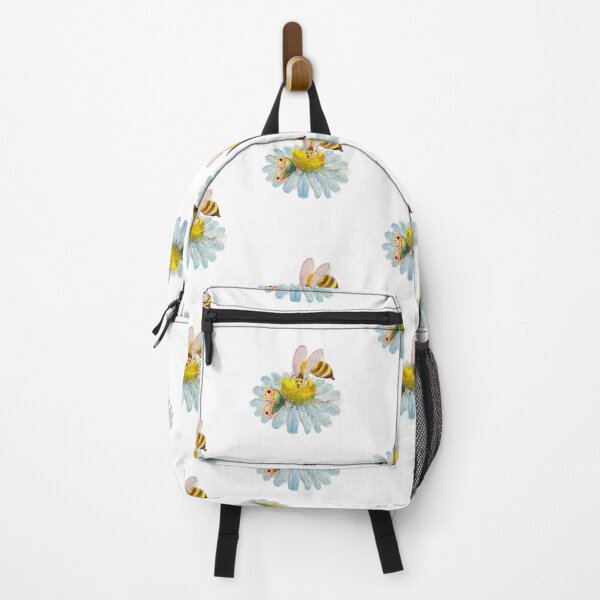 Item preview, Butterfly Bee On A Blue Flower designed and sold by Bliss Find And Design.