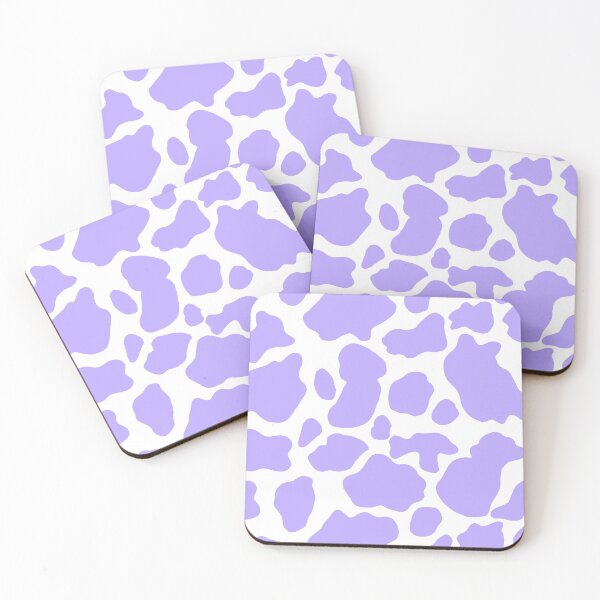 Item preview, purple cow print mask designed and sold by elliesart-.