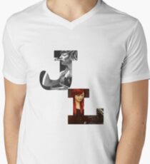 Jen Hauptbuch T-Shirt mit V-Ausschnitt