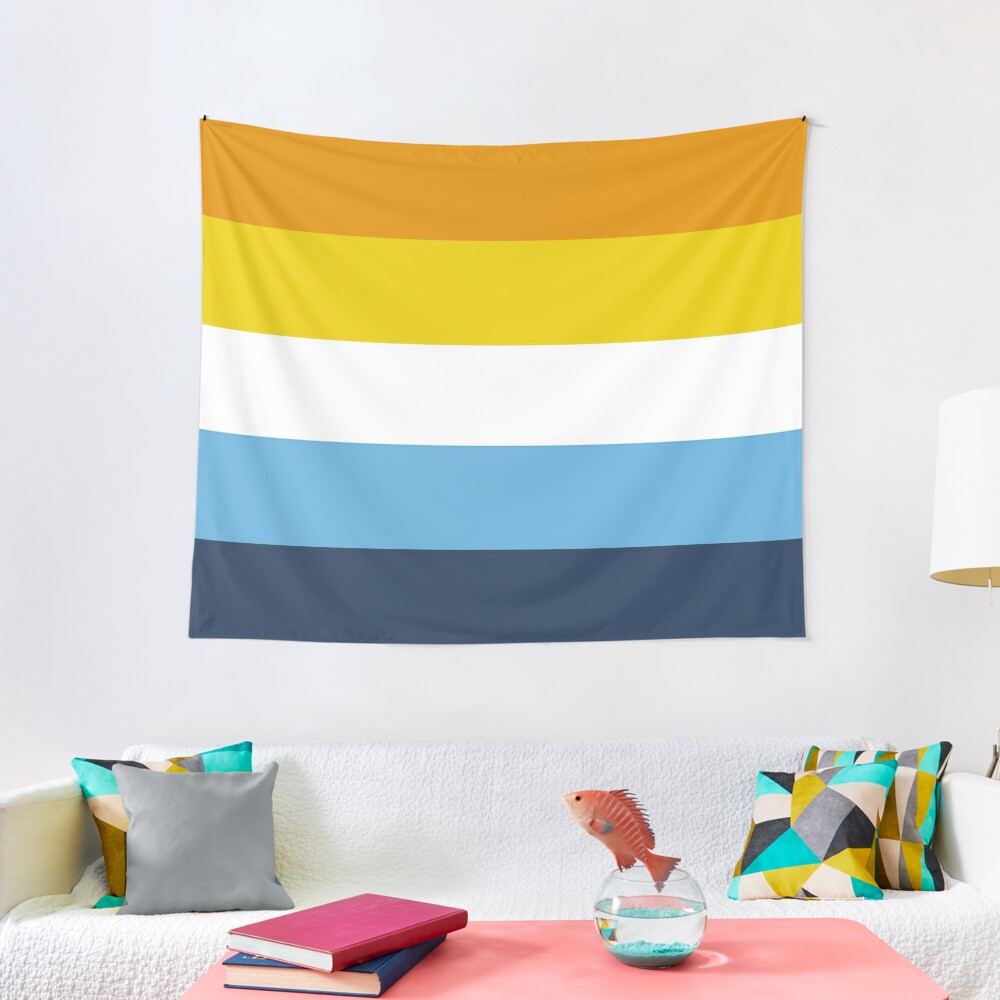 Aromantic Asexual Flag Tapestry For Sale By Snowymoonowl Redbubble 