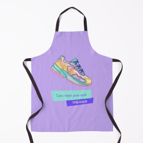Item preview, Ceci n'est pas une Sneaker Rene Magritte Classic 90s 80s Retro Tennis Shoe Fun Crep Bright Pastel Surrealist Artwork designed and sold by CreatedbyJR.