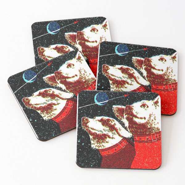 Item preview, Belka and Strelka Russian Space Dogs designed and sold by VintageDigital.