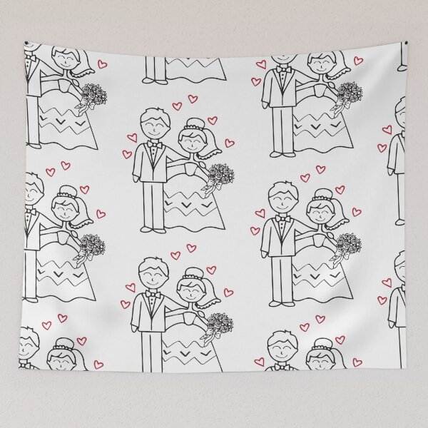 Item preview, Wedding Marriage Love Marriage Couples Mr & Mrs Gift designed and sold by tarek25.