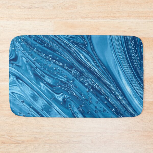 Item preview, Blue Liquid Metal with Sparkle Texture designed and sold by WisdomInspired.