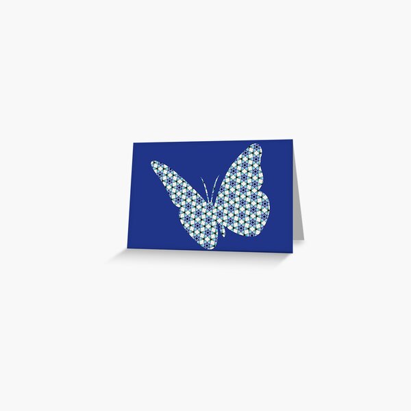 Kaleidoscope Wings Greeting Card