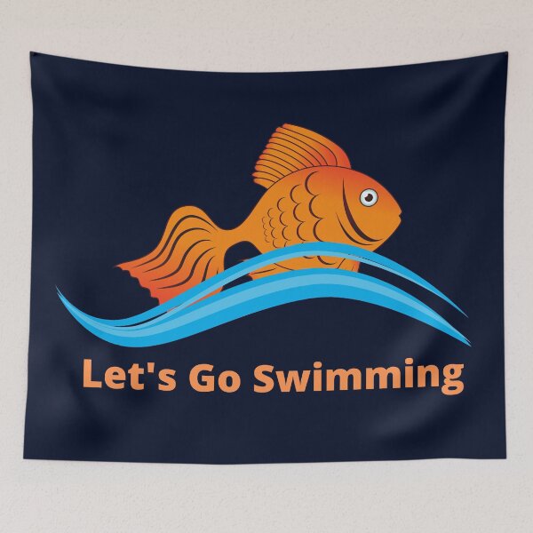 Item preview, Let's Go Swimming designed and sold by HappinessWorld.