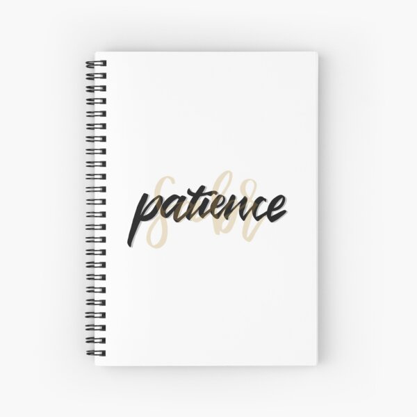 Cahier A Spirale Citation Islamique Sabr Patience Par Hinifu Redbubble