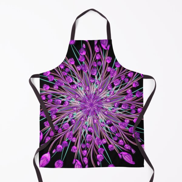 Item preview, Purple Flowers spiraling in the dark designed and sold by busyBeanz.