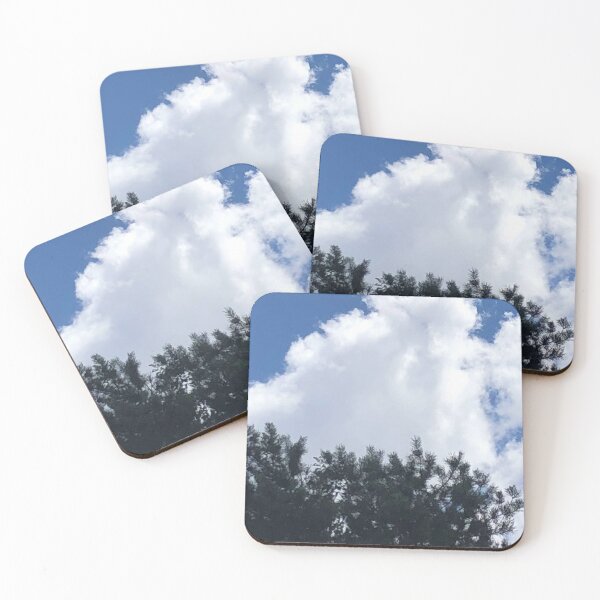 Item preview, Clouds In Blue Sky Trees  designed and sold by Kaushal Pal.