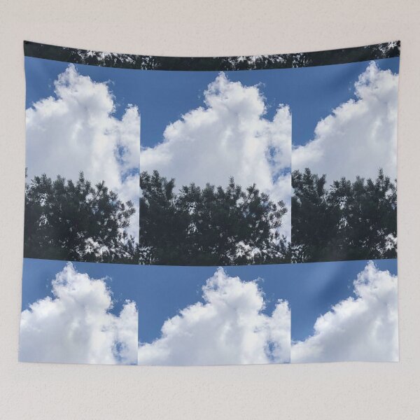 Item preview, Clouds In Blue Sky Trees  designed and sold by Kaushal Pal.