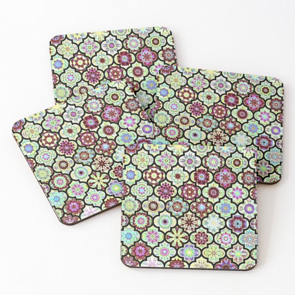 Item preview, Moroccan pattern, lime tile designed and sold by Red Witch Art.