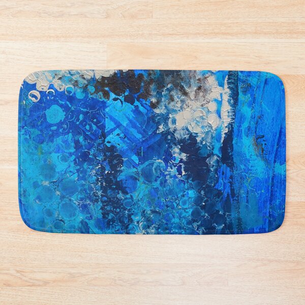 Item preview, Blue Bubbles Abstract Painting designed and sold by CheyanneBert.