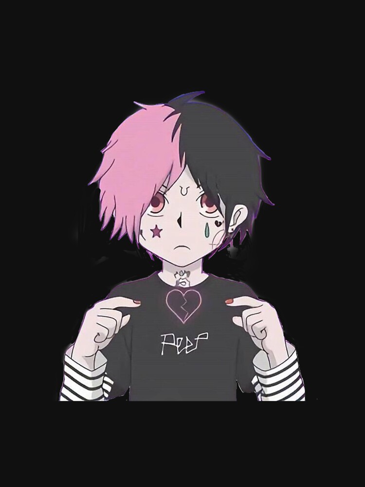 "Lil peep anime " Pullover Hoodie by g0thang3l | Redbubble