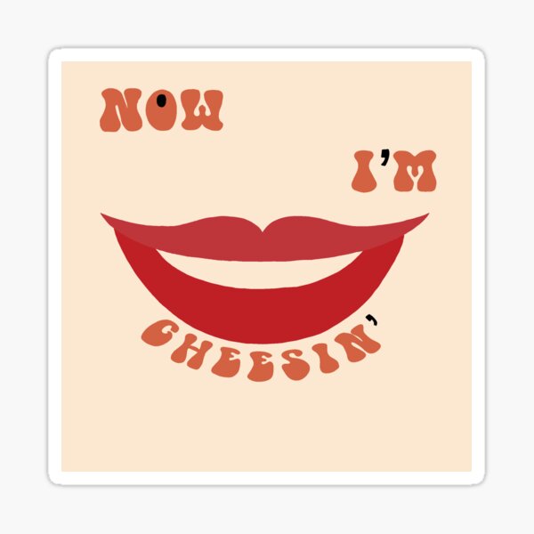 Vista previa del artículo con la obra «Arte de Cheesin ’Smile», diseñado y vendido por sunnysal.