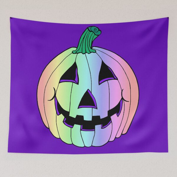 Item preview, Rainbow Pastel Jack-O-Lantern  designed and sold by Deborah Camp.
