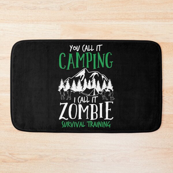 Item preview, I Call It Zombie Survival Training Halloween Trick Or Treat print designed and sold by BUBLTEES.