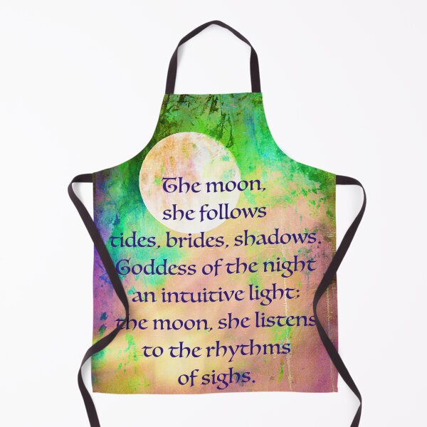 Item preview, Moon Goddess Celebrating Fullness - Image and Poem designed and sold by KnutsonKr8tions.