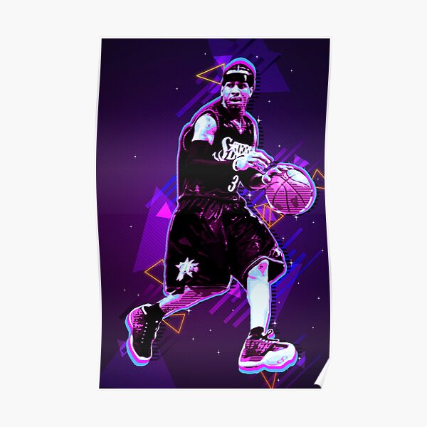 XXW Artwork Allen Iverson Poster AI/Basketball player/MVP Prints Wall Decor  Wallpaper