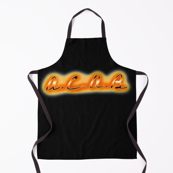 Item preview, A.C.A.B Orange Airbrush Text designed and sold by n rodriguez.