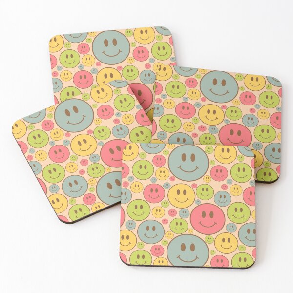 Item preview, Smiley Faces worn look Pattern designed and sold by Funful.
