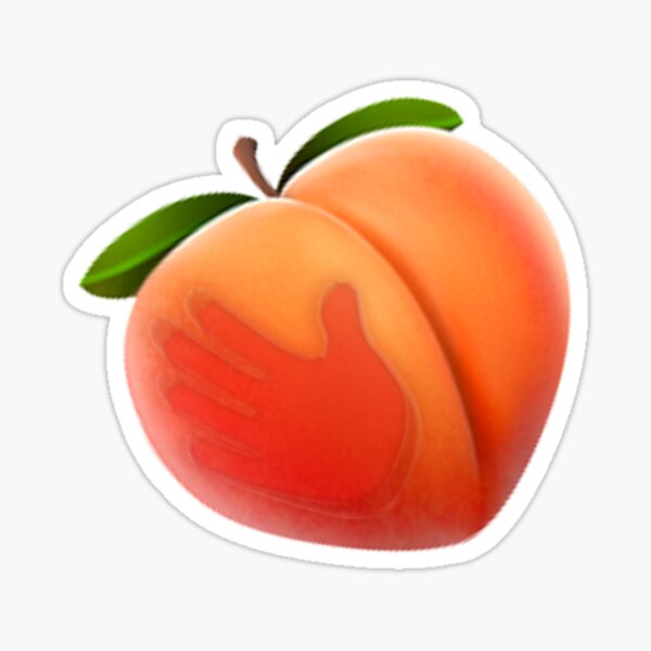 "Peachy" Sticker for Sale by yawnni Redbubble