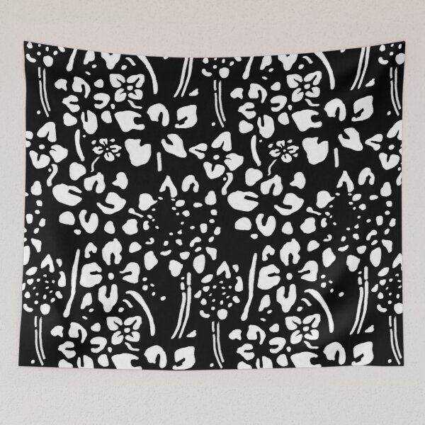 Item preview, Aubrey's Flowers in White designed and sold by Yellow Book Designs.