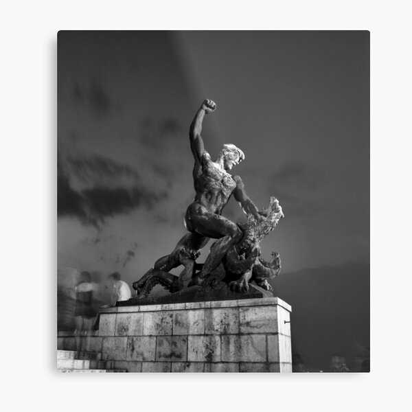 Saint George the Dragon Slayer Metal Print