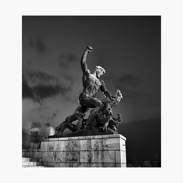 Saint George the Dragon Slayer Photographic Print