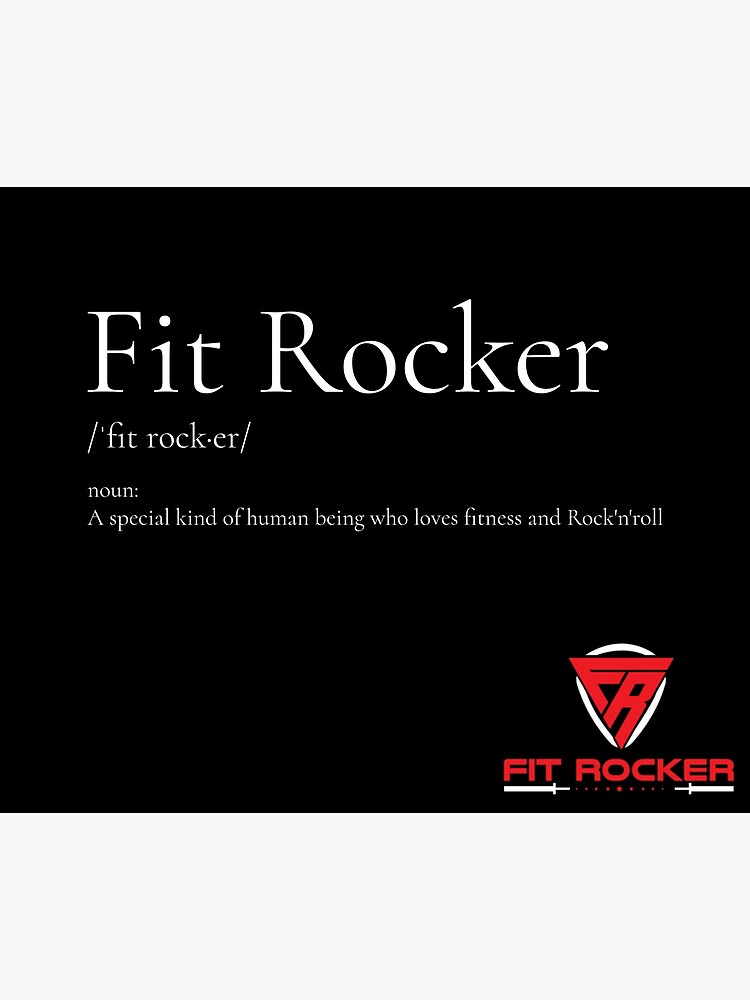 "Fit Rocker Definition" Poster by AmadoRodrigo Redbubble