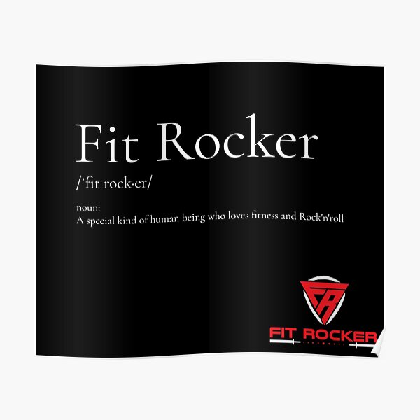 "Fit Rocker Definition" Poster by AmadoRodrigo Redbubble
