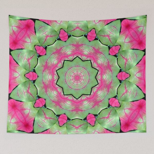 Item preview, Softly colored leaves mandala designed and sold by MarilynBaldey7.