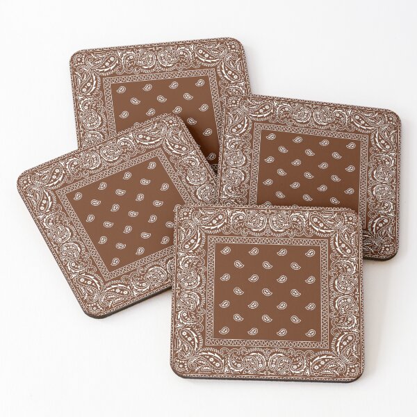 Item preview, Bandana - Classic Brown - Traditional  designed and sold by rosemaryalbo.